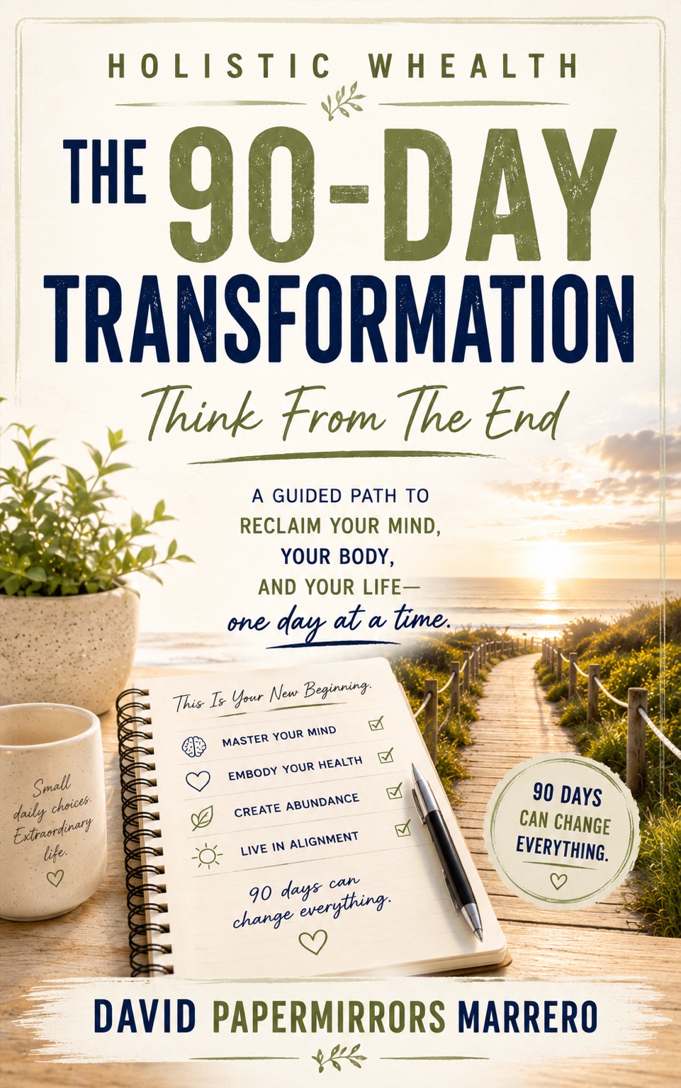 The 90-Day Transformation: Think From the End book cover